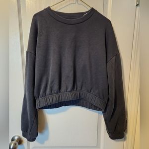 Adidas cropped crewneck sweater
